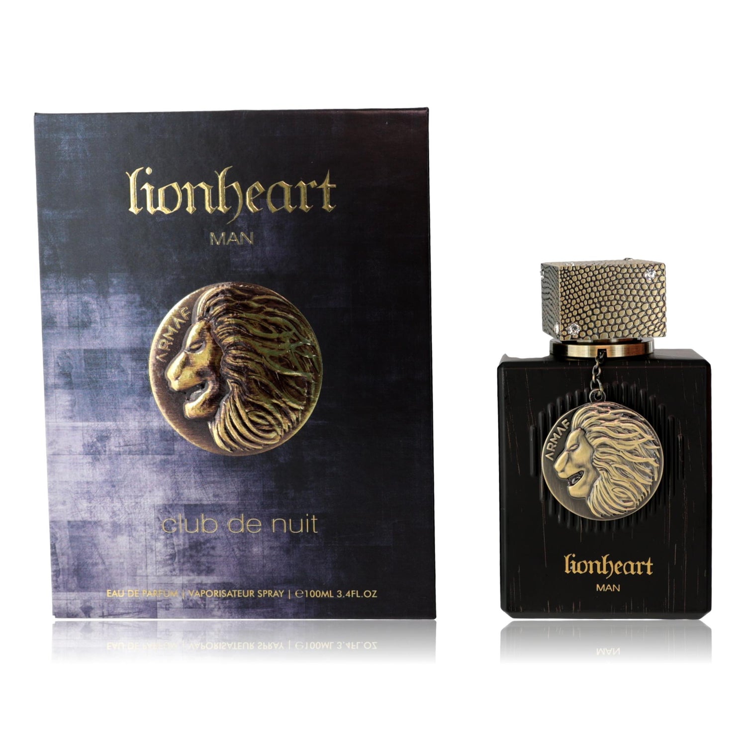 Club De Nuit Lionheart by Sterling, 3.4 oz Eau De Parfum Spray for Men  