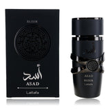 Lattafa Asad Elixir 3.4 oz EDP bottle for men
