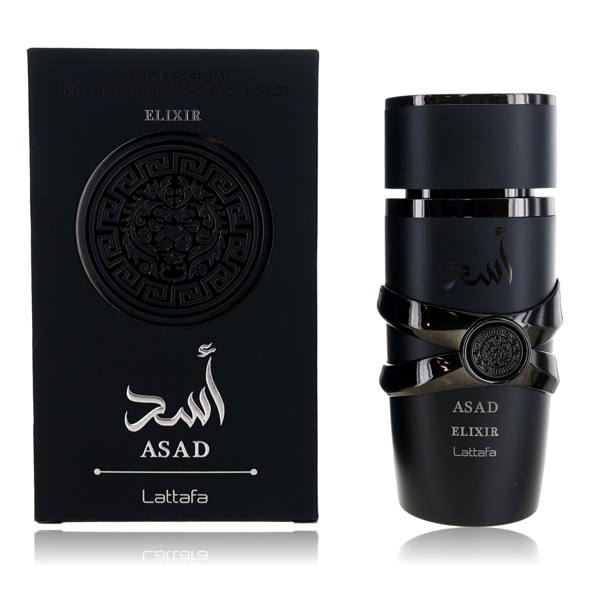 Lattafa Asad Elixir 3.4 oz EDP bottle for men