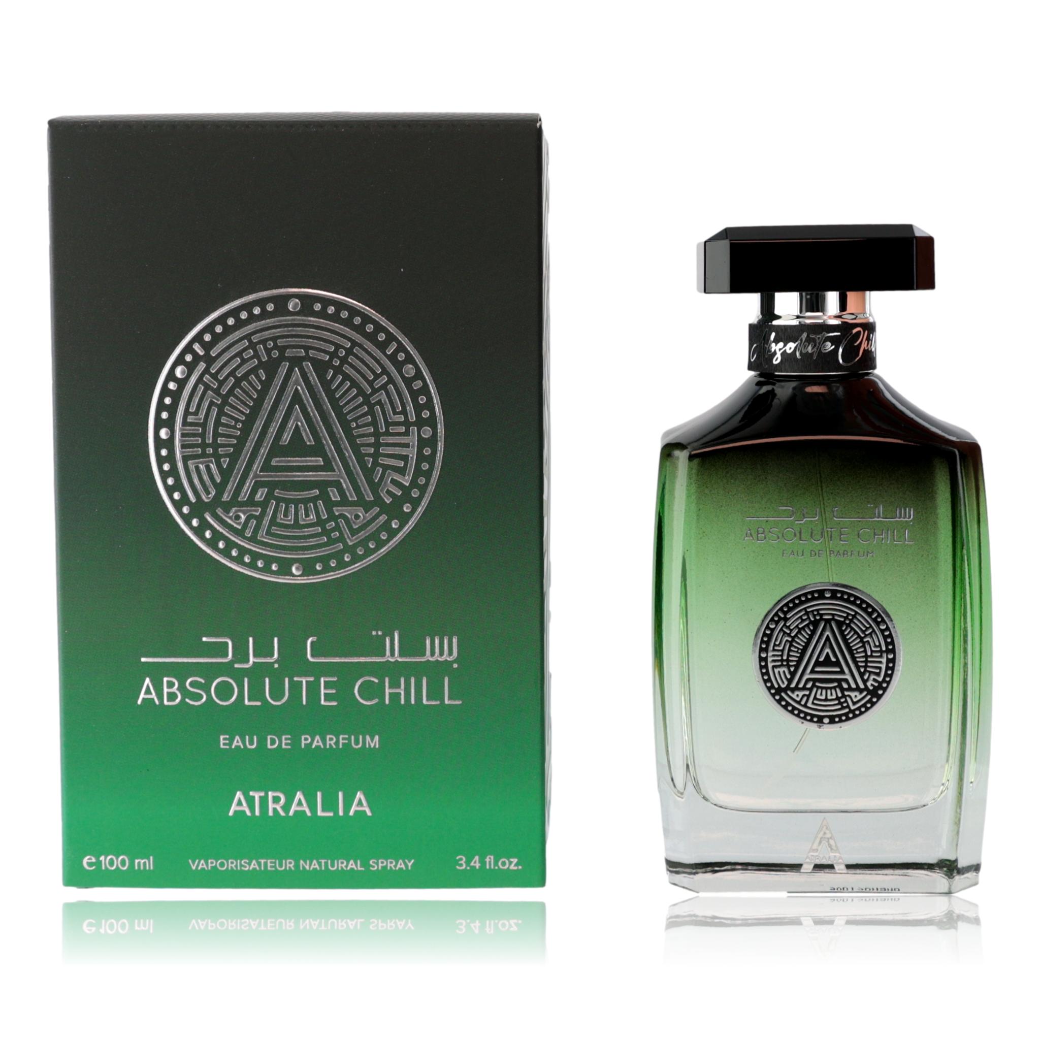 Absolute Chill by Atralia, 3.4 oz Eau De Parfum Spray for Unisex  