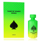 Jo Milano Game of Spades Bonus 3.4 oz parfum bottle