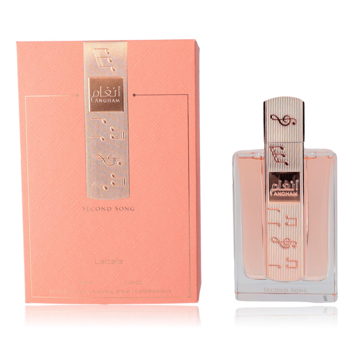 Angham Second Song by Lattafa, 3.4 oz Eau De Parfum Spray for Unisex  
