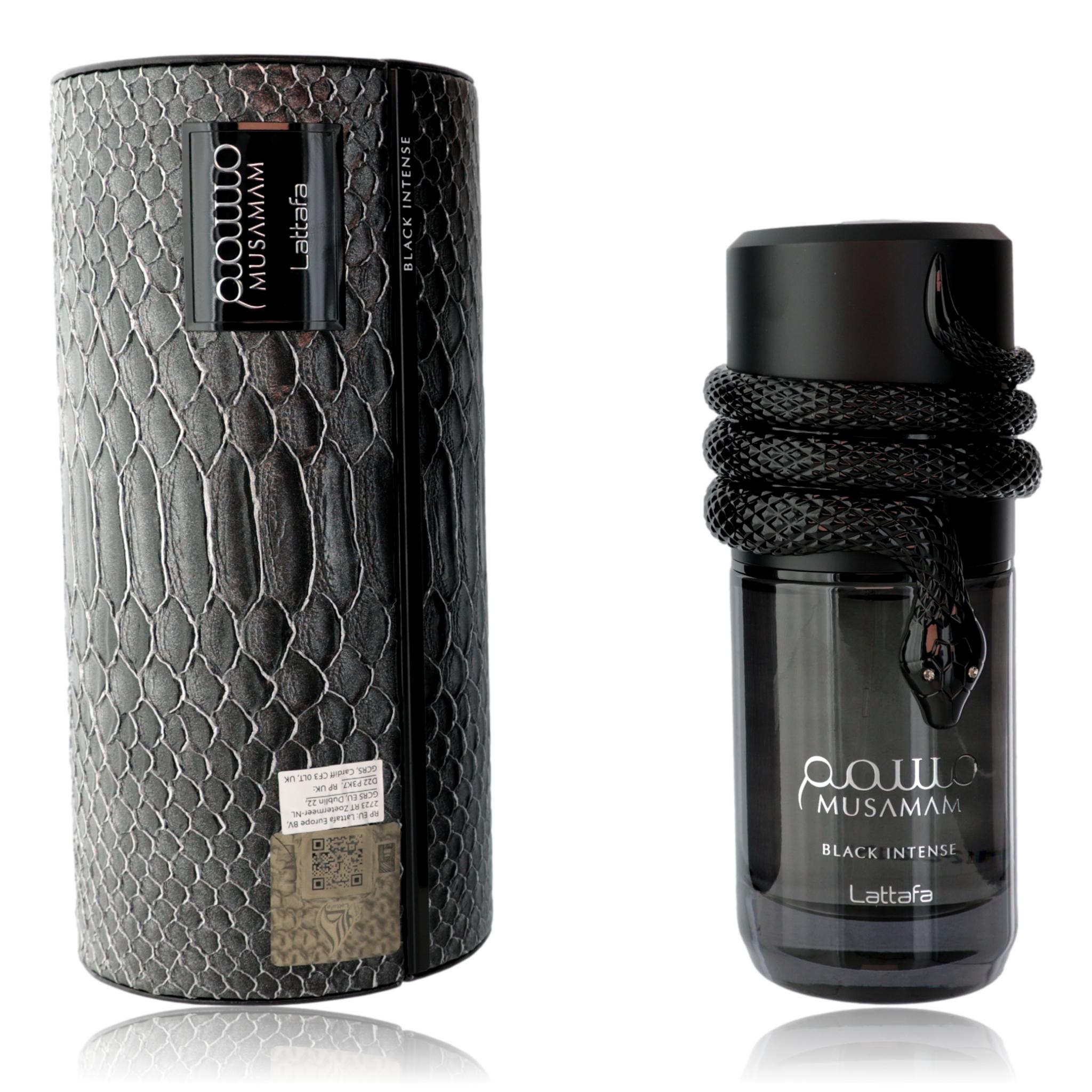 Musamam Black Intense by Lattafa, 3.4 oz Eau de Parfum Spray for Unisex