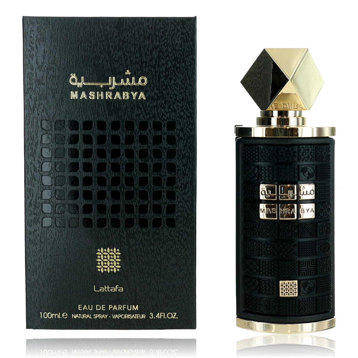 Lattafa Mashrabya 3.4 oz EDP bottle