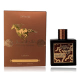 Lattafa Qaed Al Fursan 3 oz EDP bottle